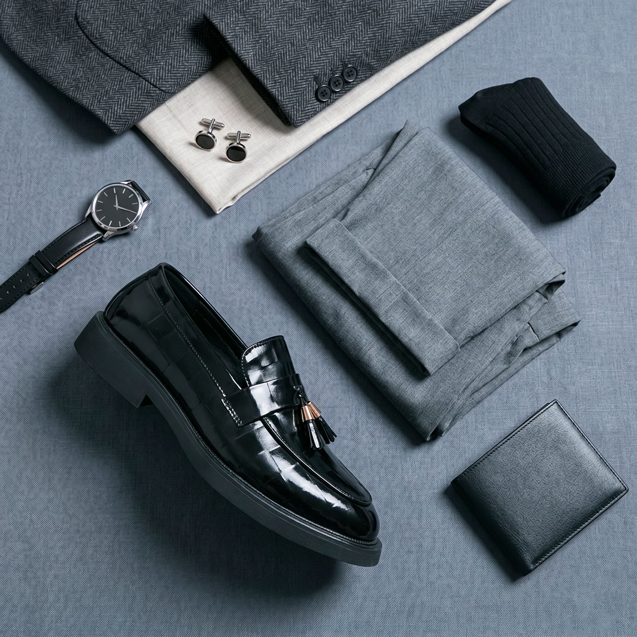 The Mayfair Tassel Loafer — Black