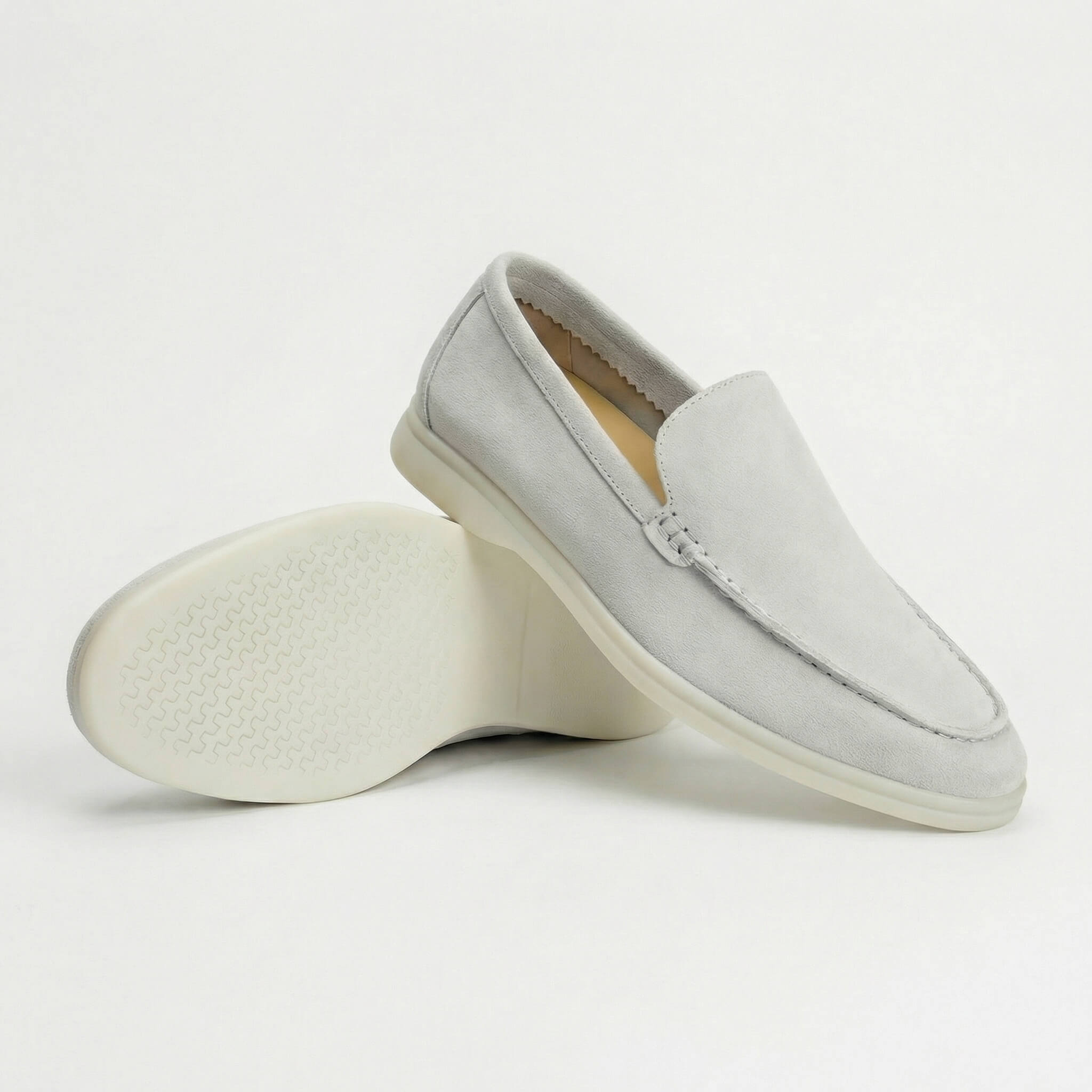 The Richmond Suede Loafer — Stone