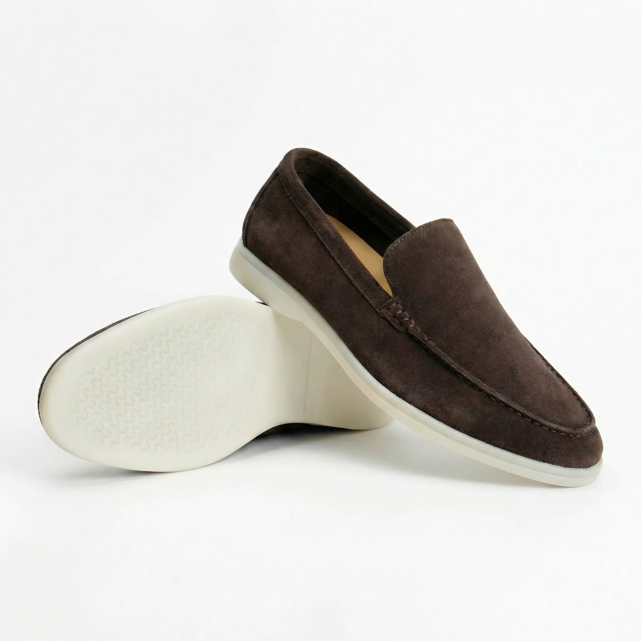 The Richmond Suede Loafer — Dark Brown