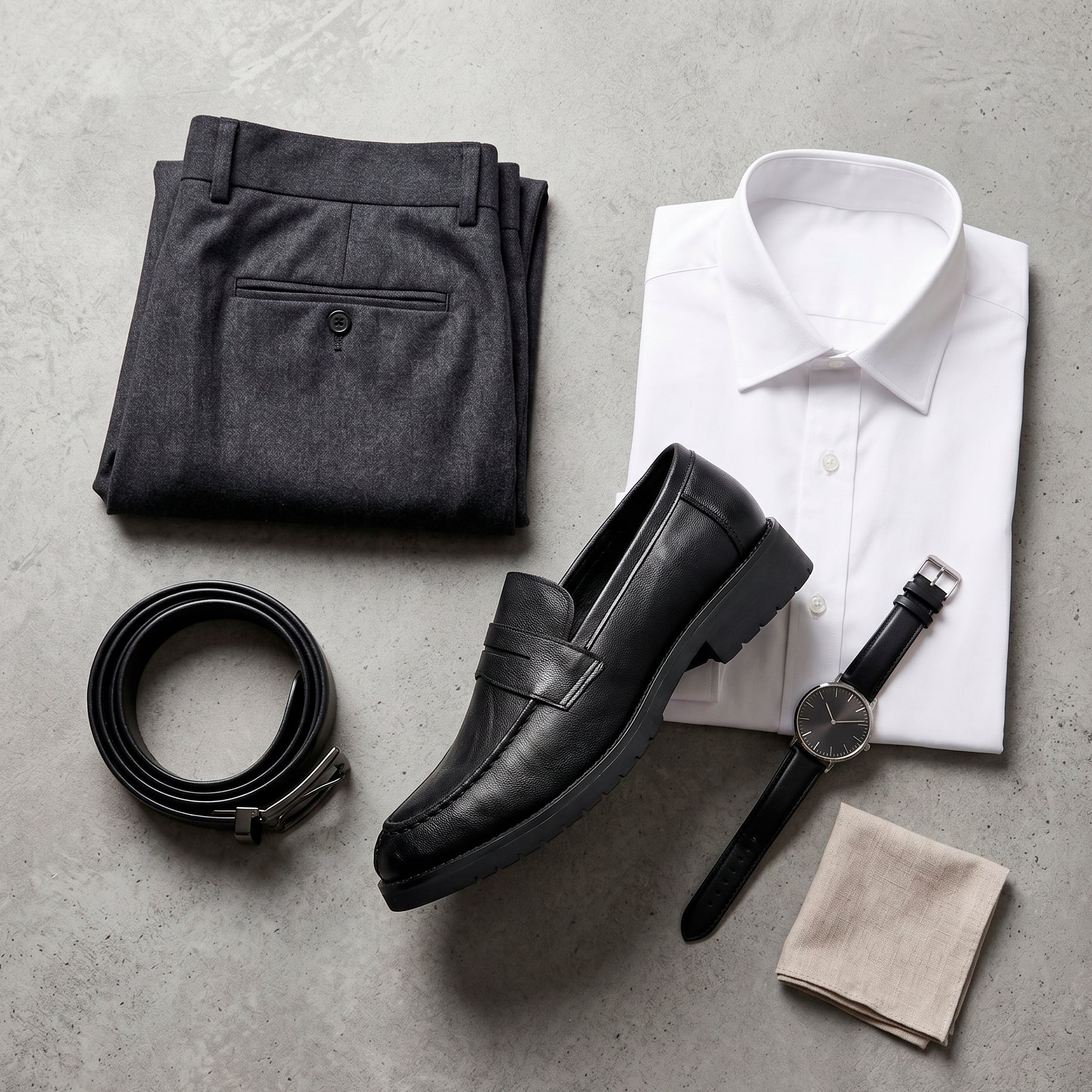 The Kensington Penny Loafer — Black