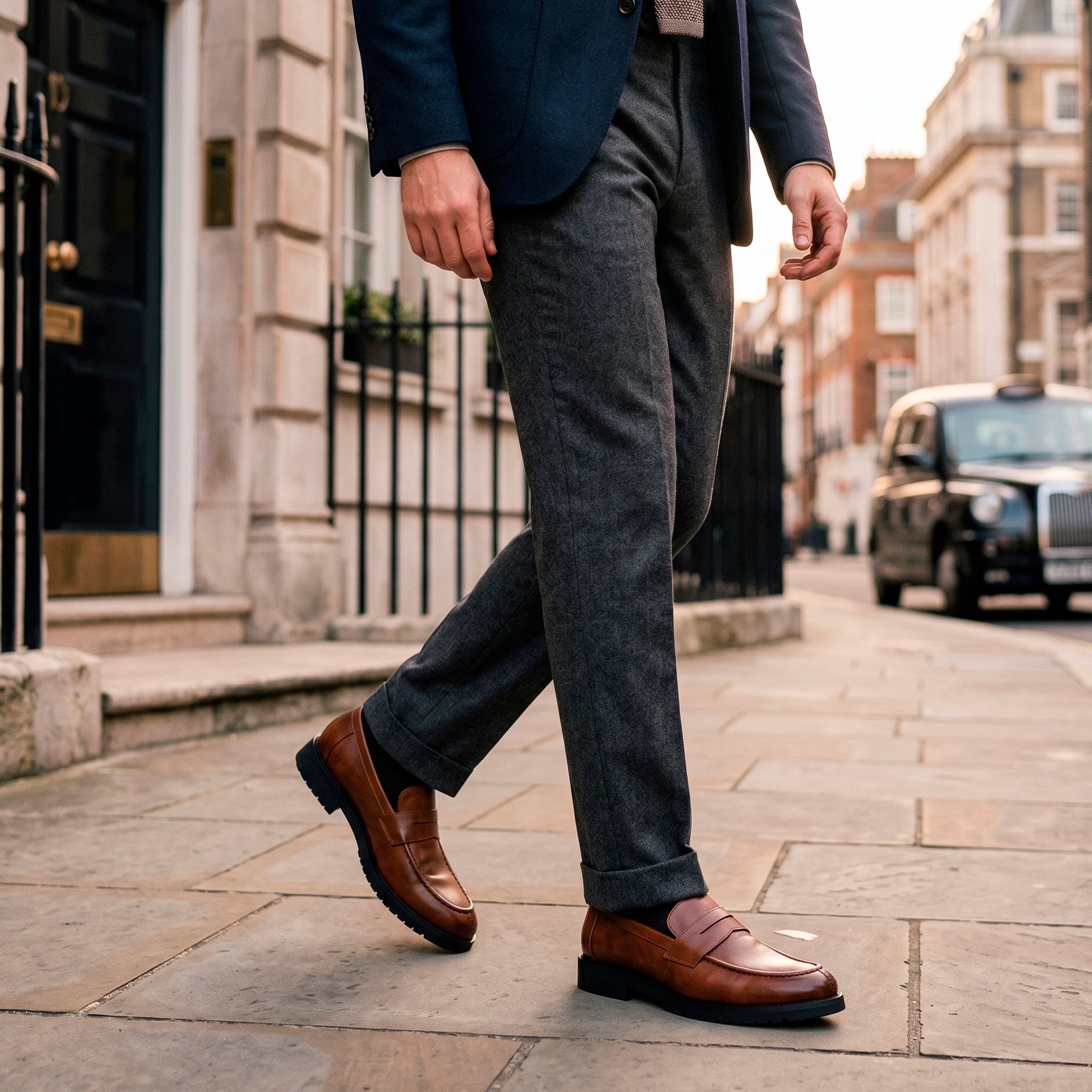 The Kensington Penny Loafer — Brown