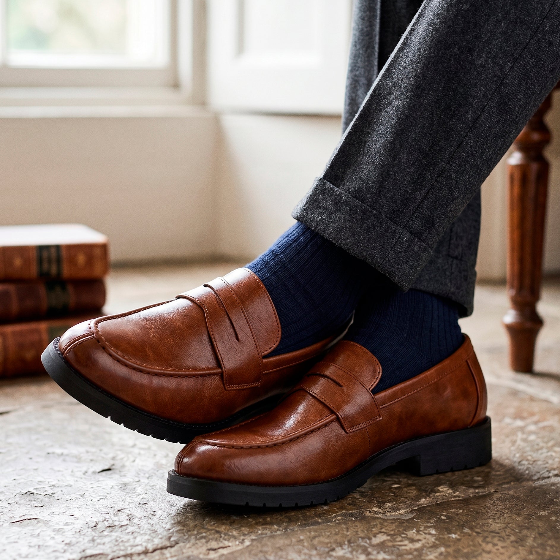 The Kensington Penny Loafer — Brown