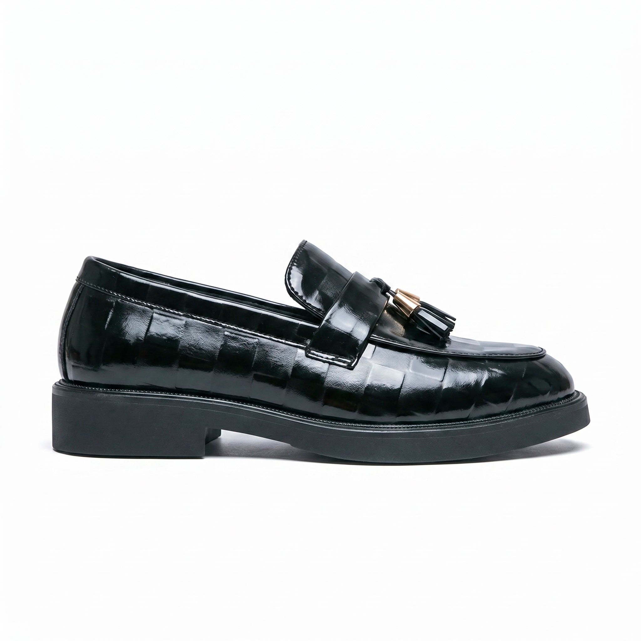 The Mayfair Tassel Loafer — Black